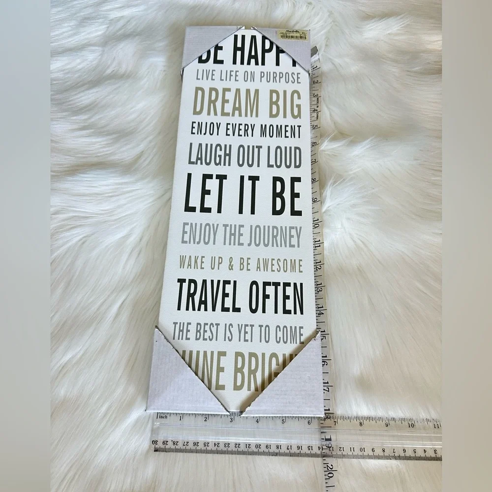 NWT Inspirational Wall Art with Motivational Quotes